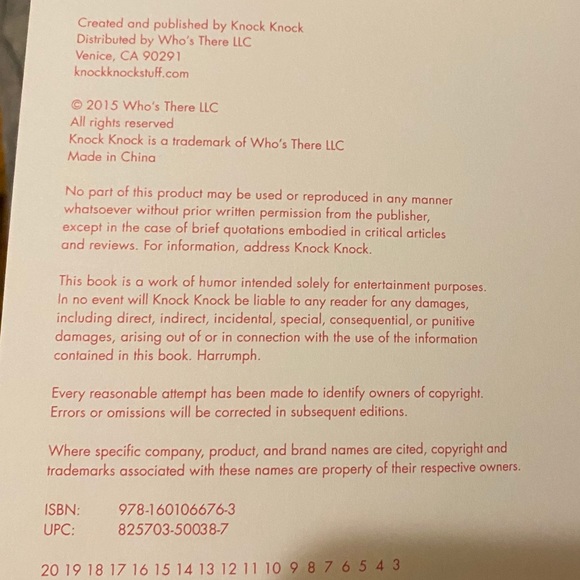 Gag gift - bedside guest book - brand new - Picture 7 of 10